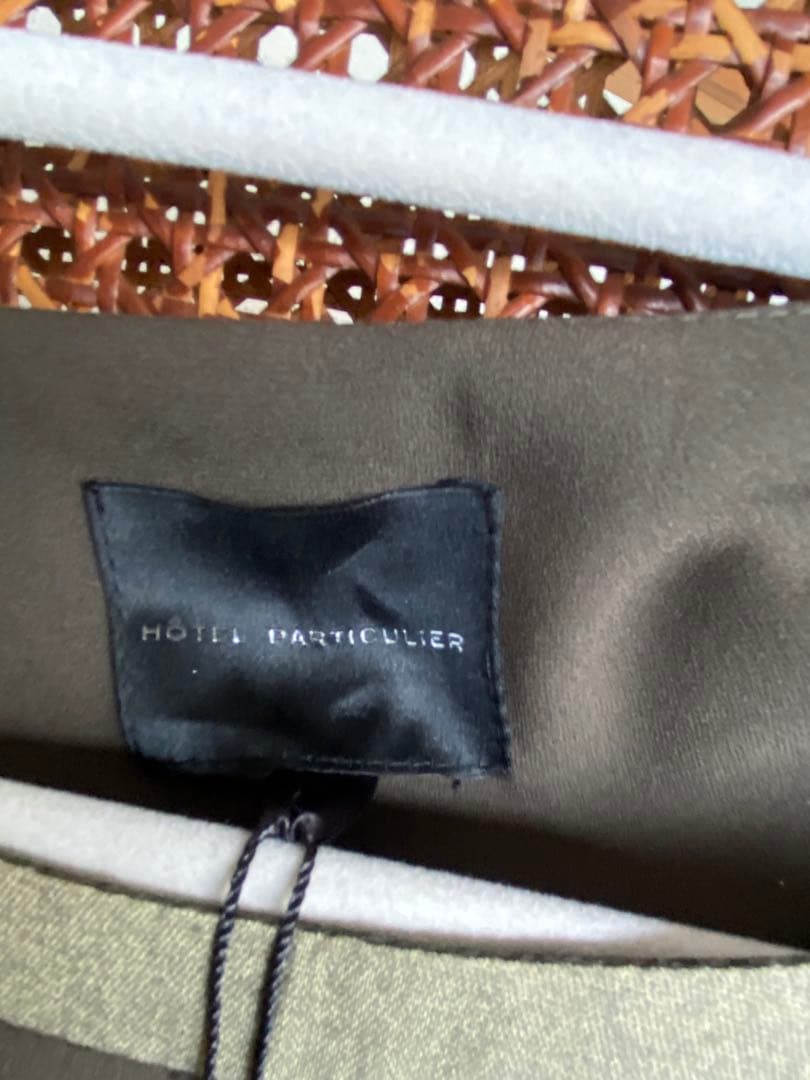 オリーブグリーン ポンチョ風長袖カットソーワンピース