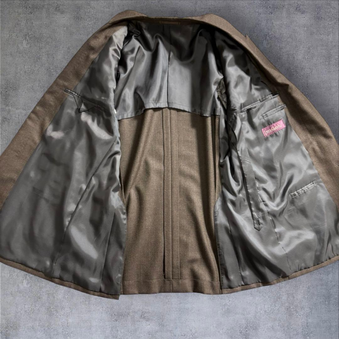 スーツ セットアップ ダブル ピンズ 成人式 Paul Smith ブラウン