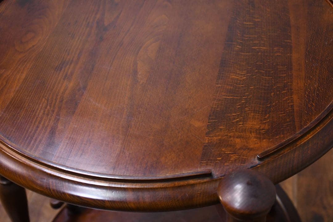 EDK14 柏木工 キャスターワゴン ラウンド型 サービスワゴン キッチンワゴン