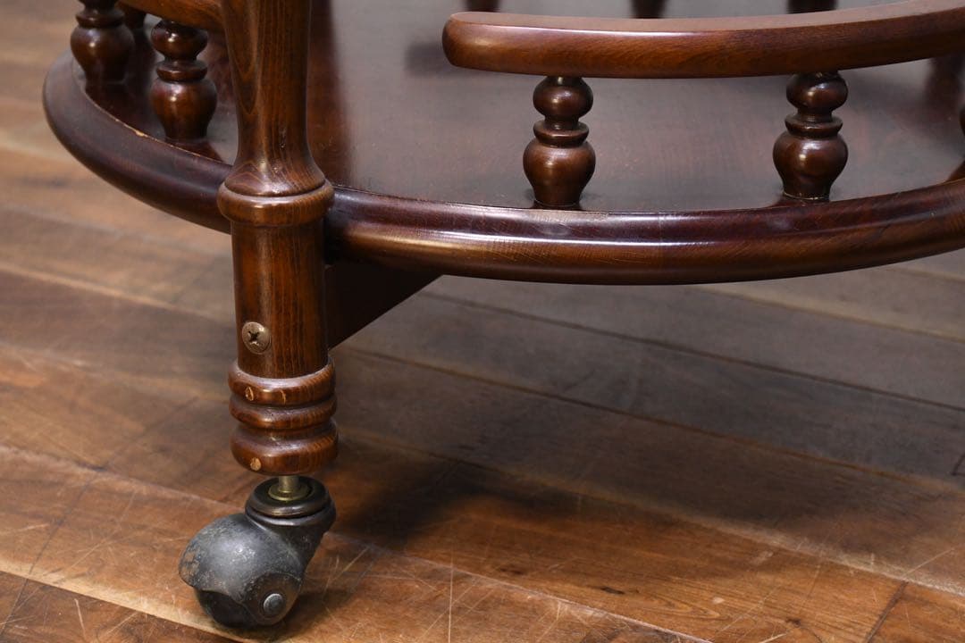 EDK14 柏木工 キャスターワゴン ラウンド型 サービスワゴン キッチンワゴン