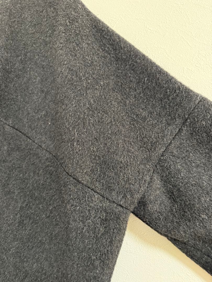 ENFOLD ショートビーバーボックスコクーンコート 36 エンフォルド