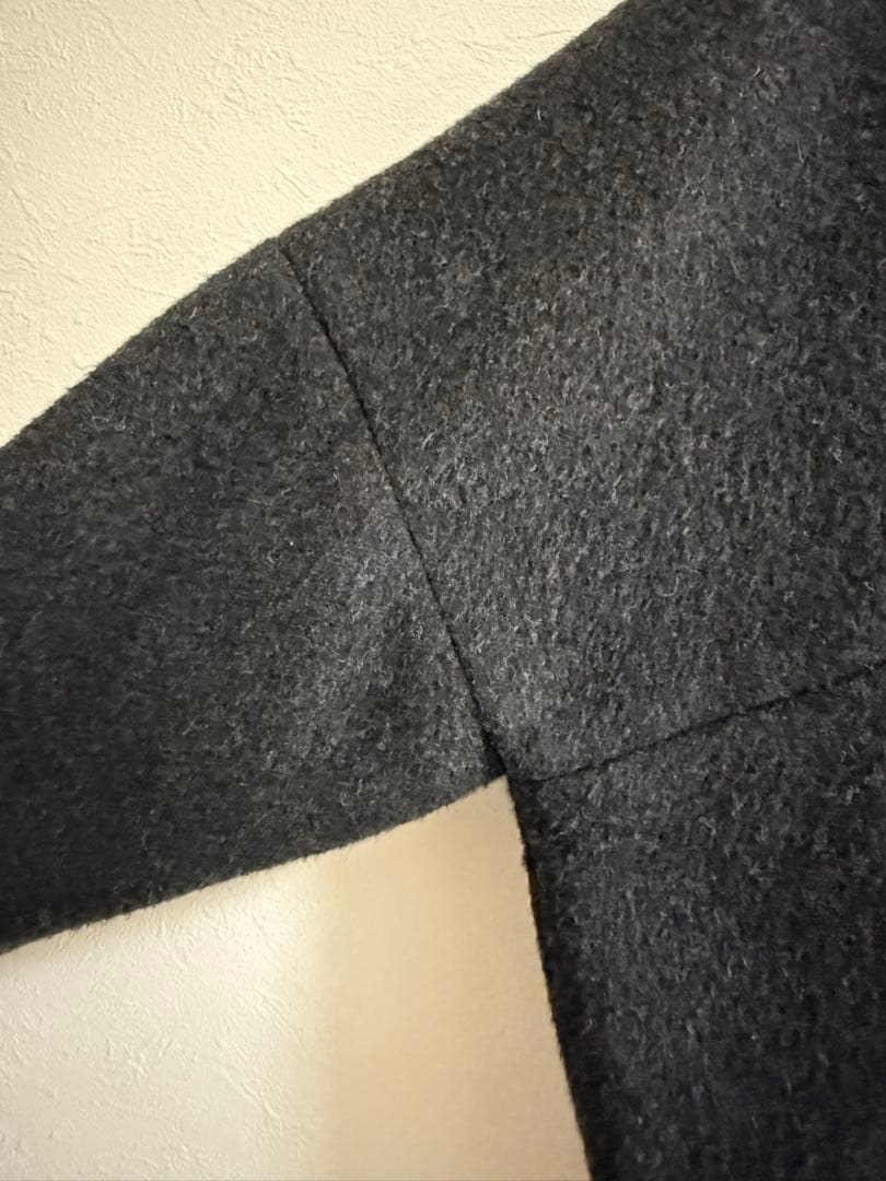 ENFOLD ショートビーバーボックスコクーンコート 36 エンフォルド