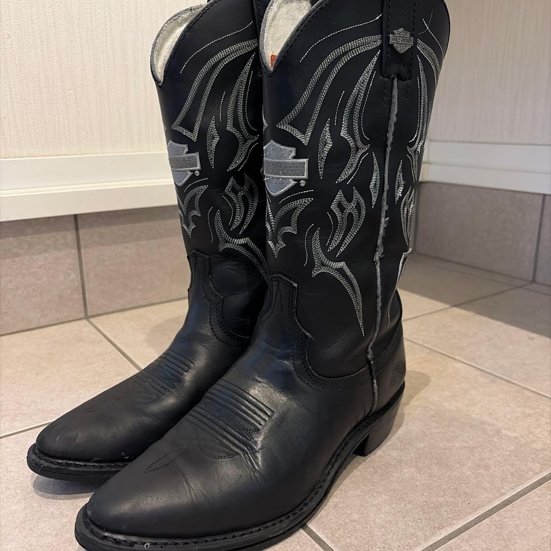 harley-davidson ウエスタンブーツ　バイカーブーツ　opium