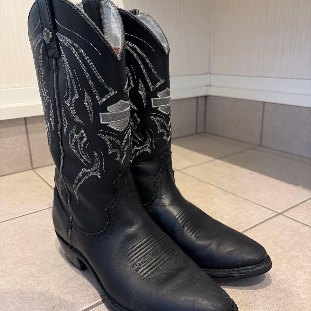 harley-davidson ウエスタンブーツ　バイカーブーツ　opium