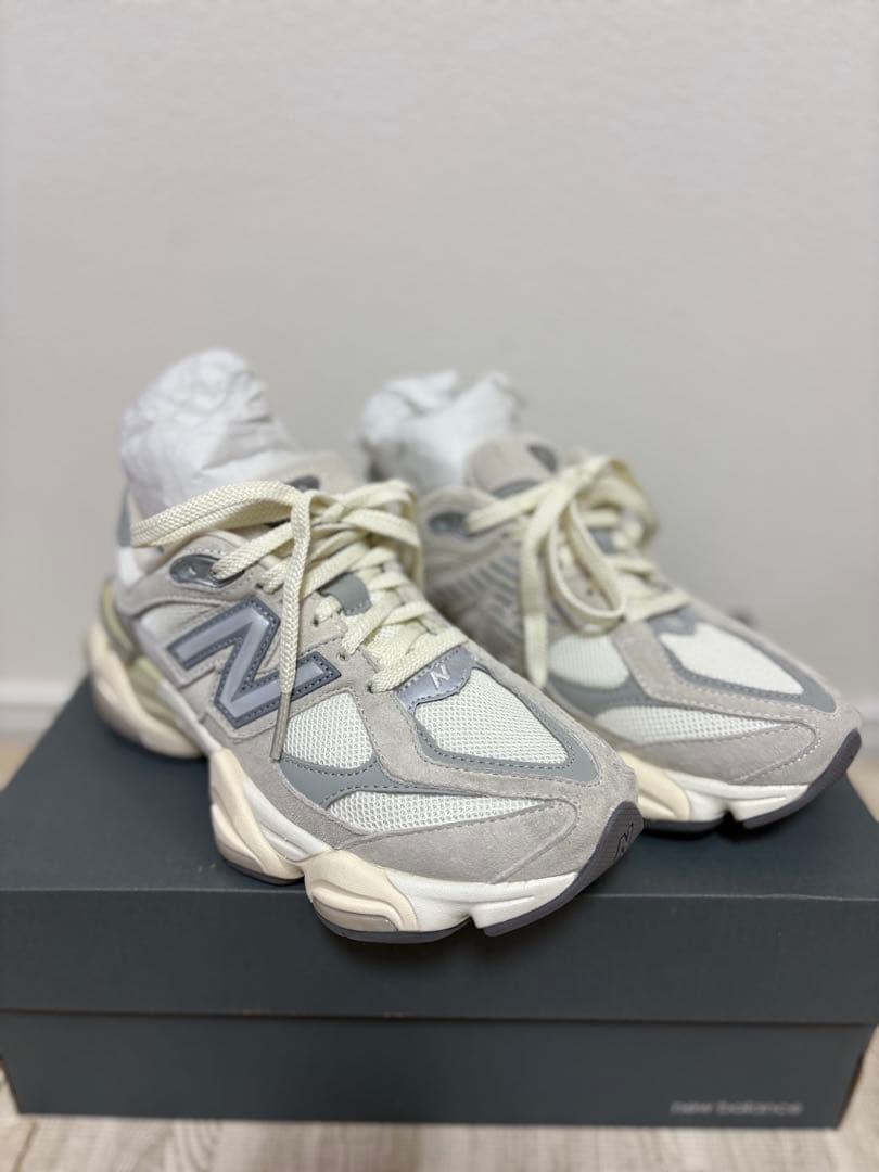 【m】New Balance スニーカー グレー/ホワイト