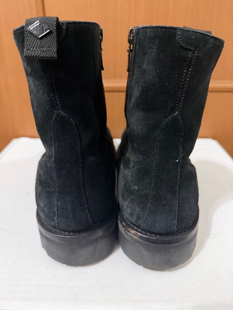 WH ダブルエイチ ヒロシツボウチ×干場義雅 サイドジップ ブーツ スエード