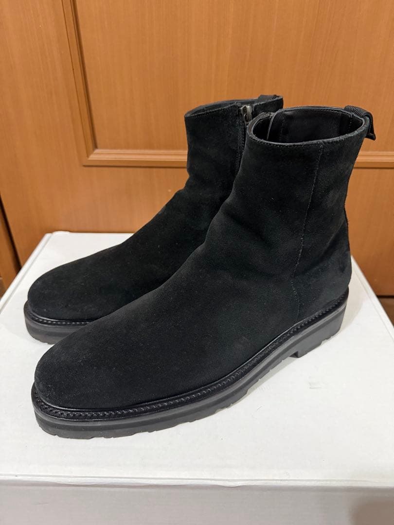 WH ダブルエイチ ヒロシツボウチ×干場義雅 サイドジップ ブーツ スエード