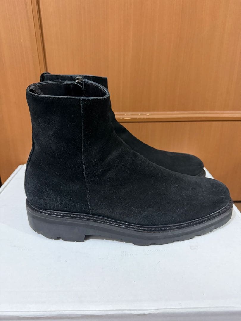 WH ダブルエイチ ヒロシツボウチ×干場義雅 サイドジップ ブーツ スエード