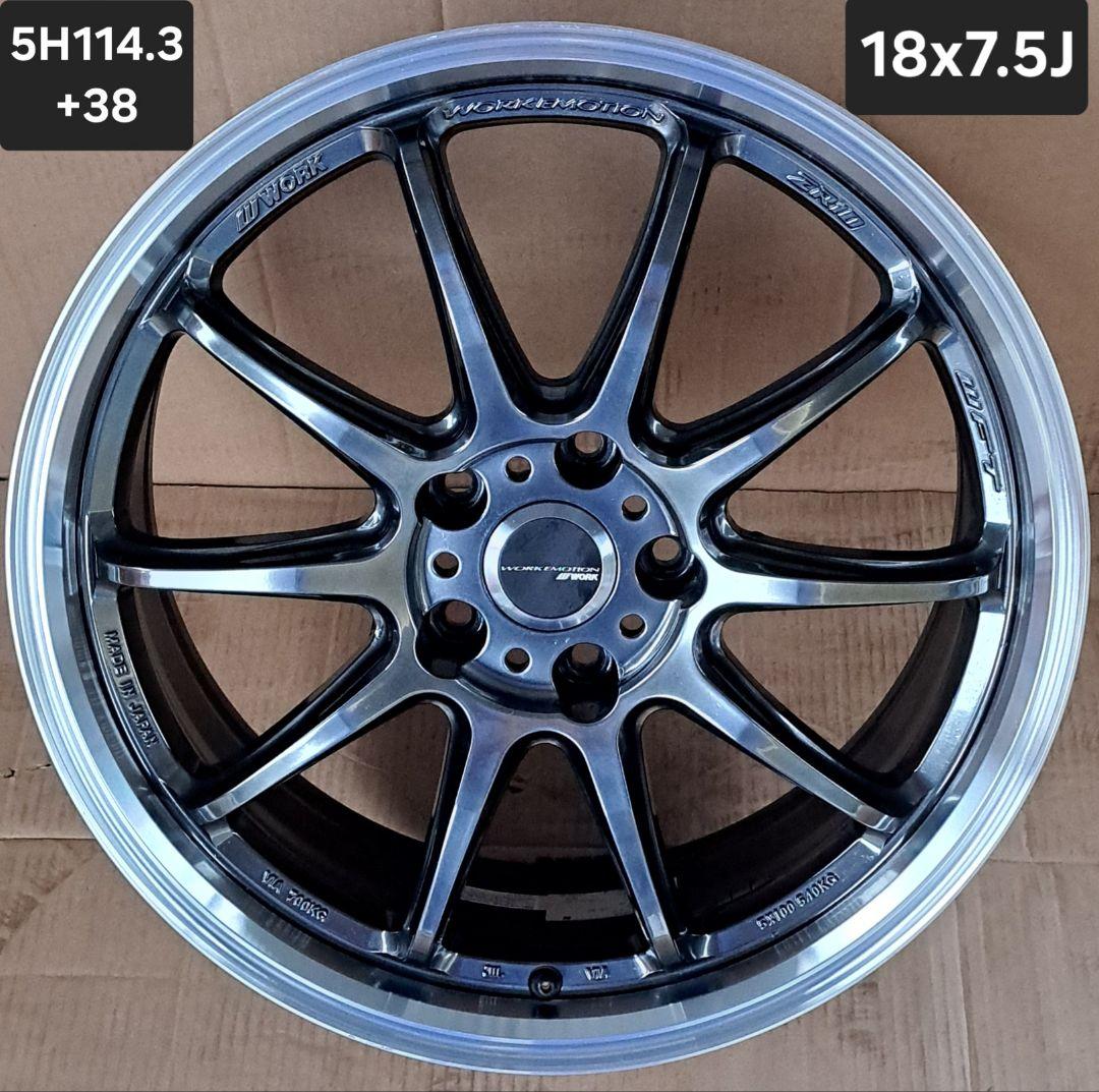 エフ様★WorkEmotionZR10/18x7.5J/5H114.3+38