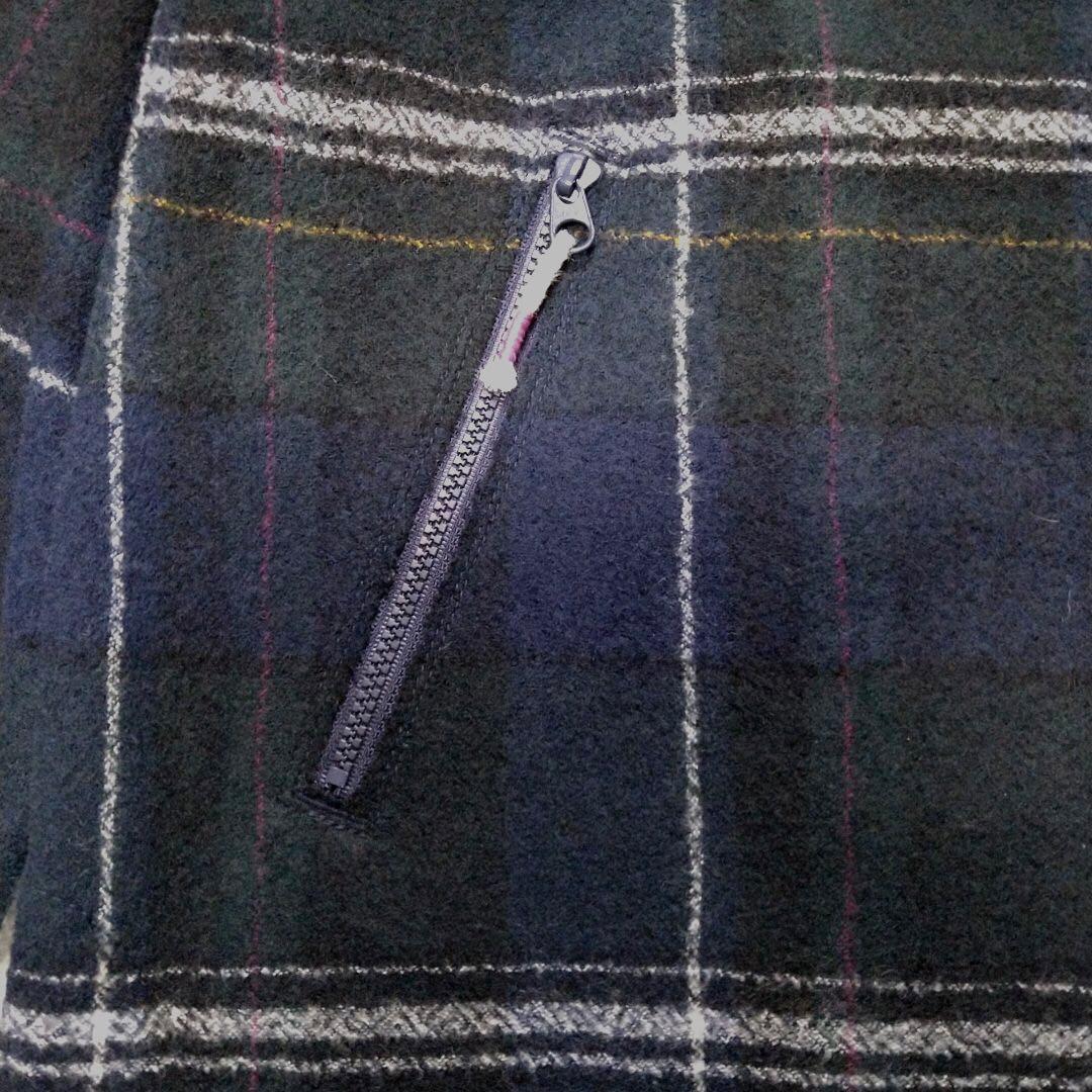 パラスパレス★Pal'ls Palace チェック柄 フーディブルゾン 紺 3