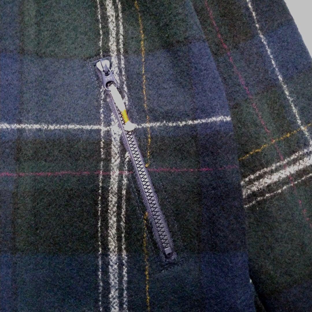 パラスパレス★Pal'ls Palace チェック柄 フーディブルゾン 紺 3