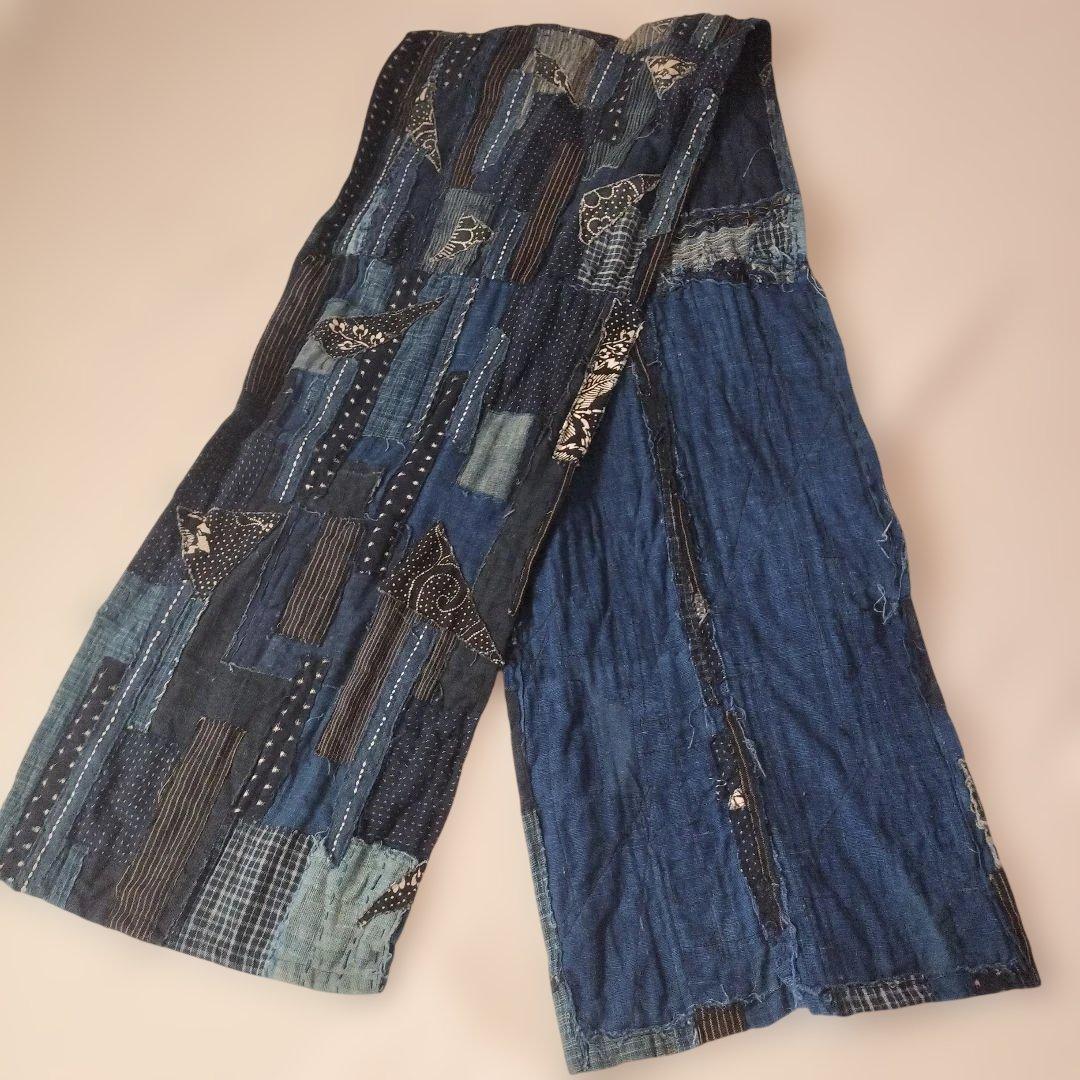 襤褸　インディゴ パッチワーク スカーフ　キャピタル　ポータークラシック RRL