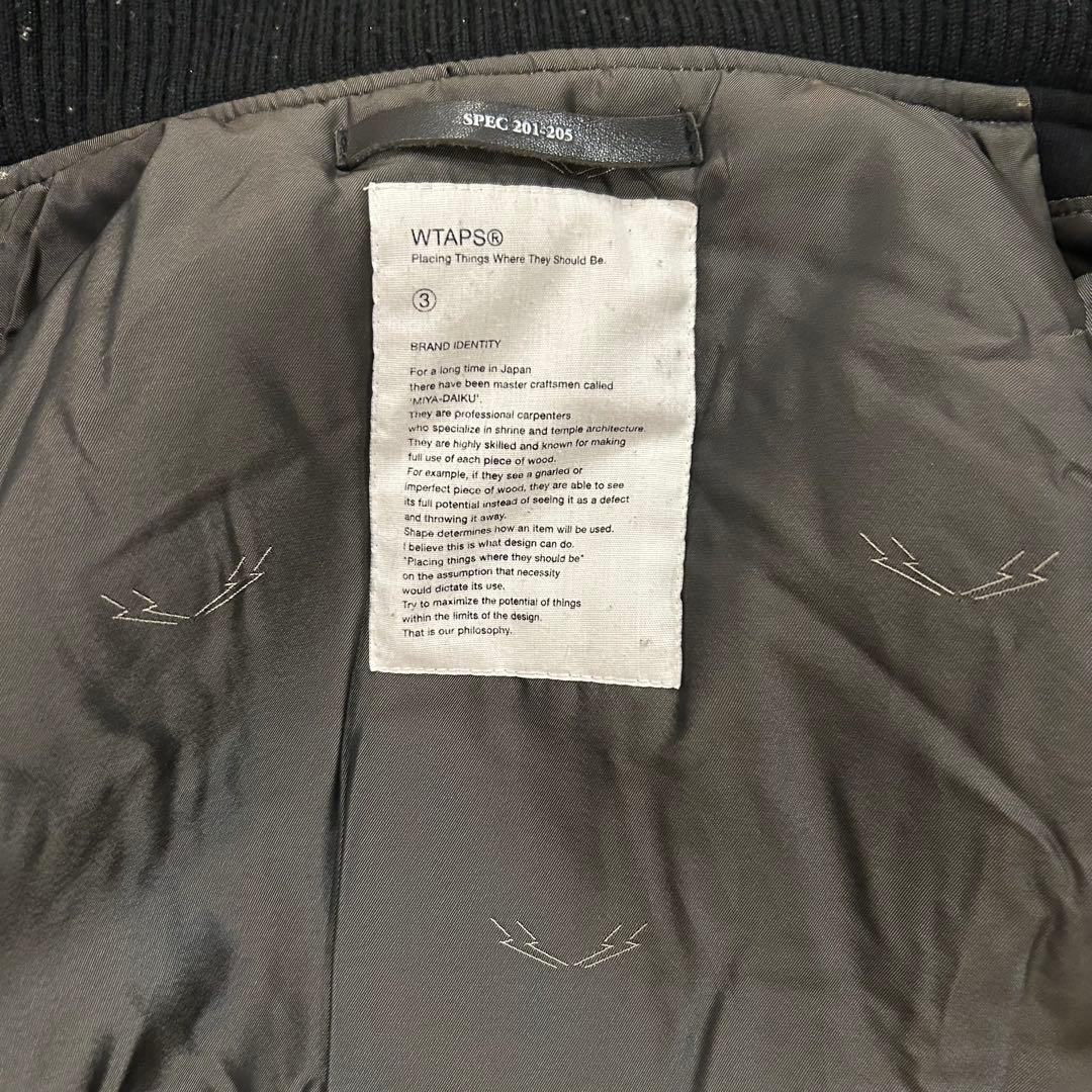 WTAPS 中綿ウールメルトンジャケット　サイズ3 ネイバーフッド