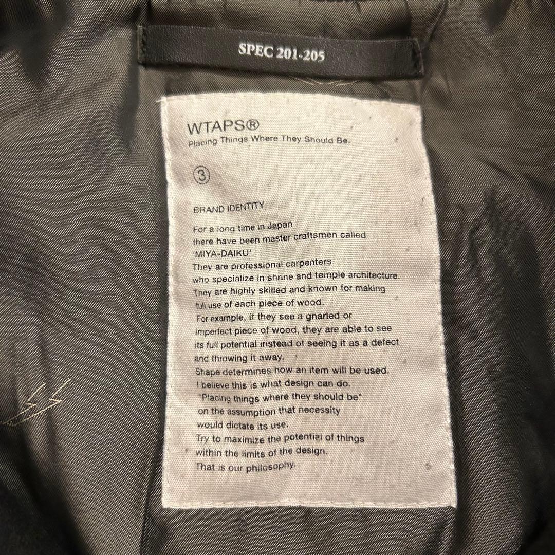 WTAPS 中綿ウールメルトンジャケット　サイズ3 ネイバーフッド