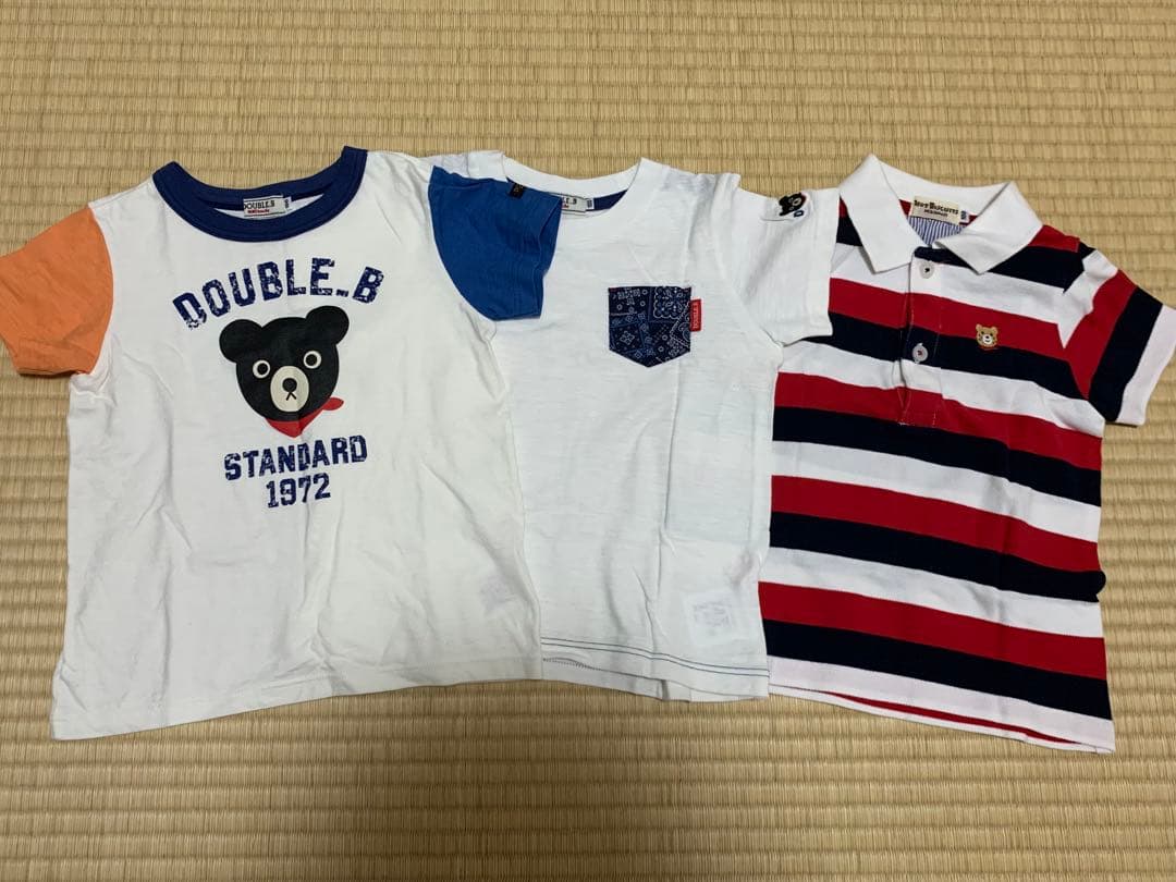 【夏物まとめ売り　追加5点あり】　ミキハウス／ダブルビー／ホットビスケッツ100