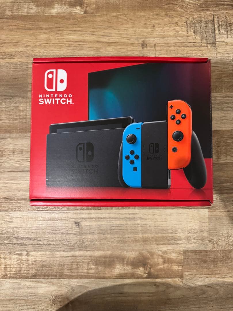 【箱あり】Nintendo Switch 本体 青赤 Joy-Con 付属品