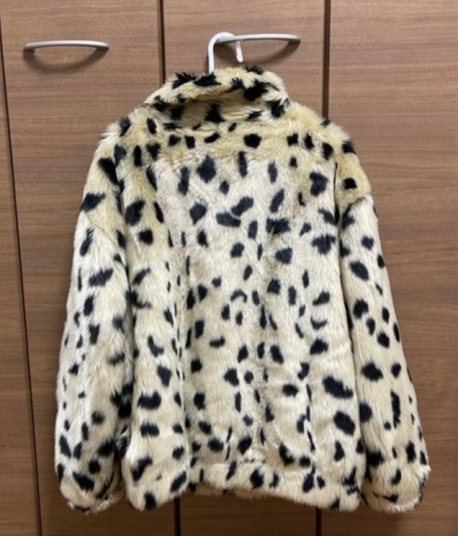 シールームリン/ファーコート レオパード柄