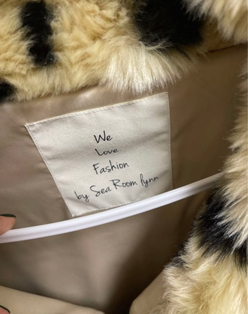 シールームリン/ファーコート レオパード柄