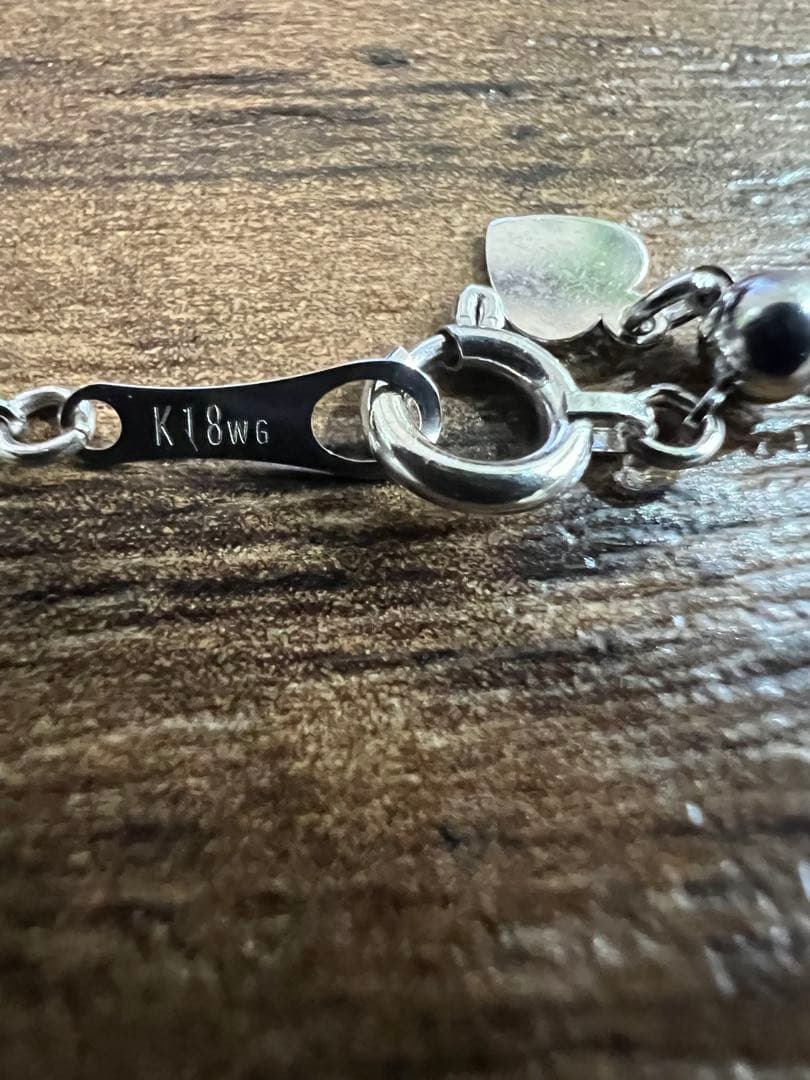 未使用　天然ダイアモンドネックレス　鑑別書付き