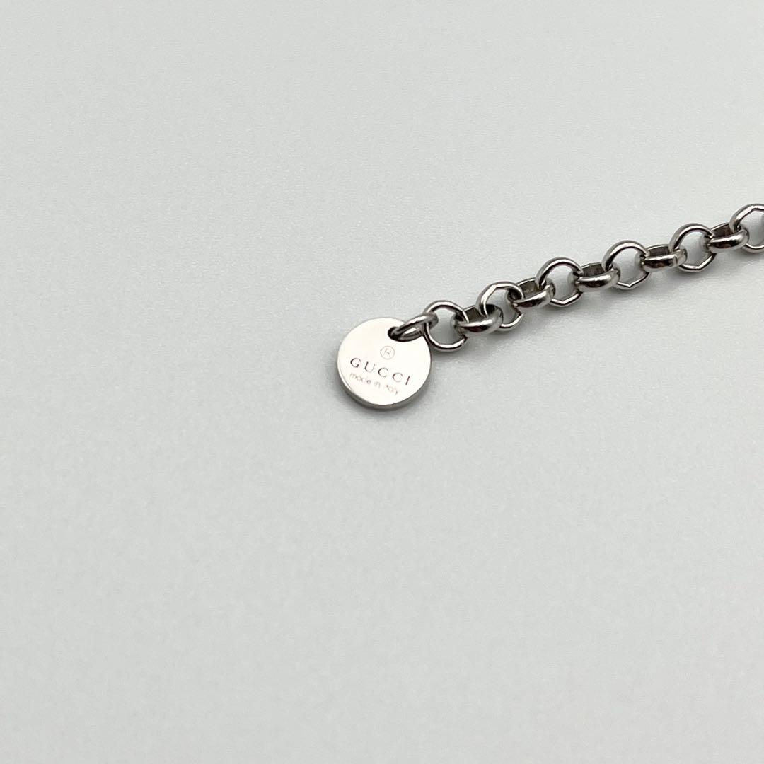 美品　グッチ　ネックレス　アラベスク　インターロッキング　Ag925　シルバー