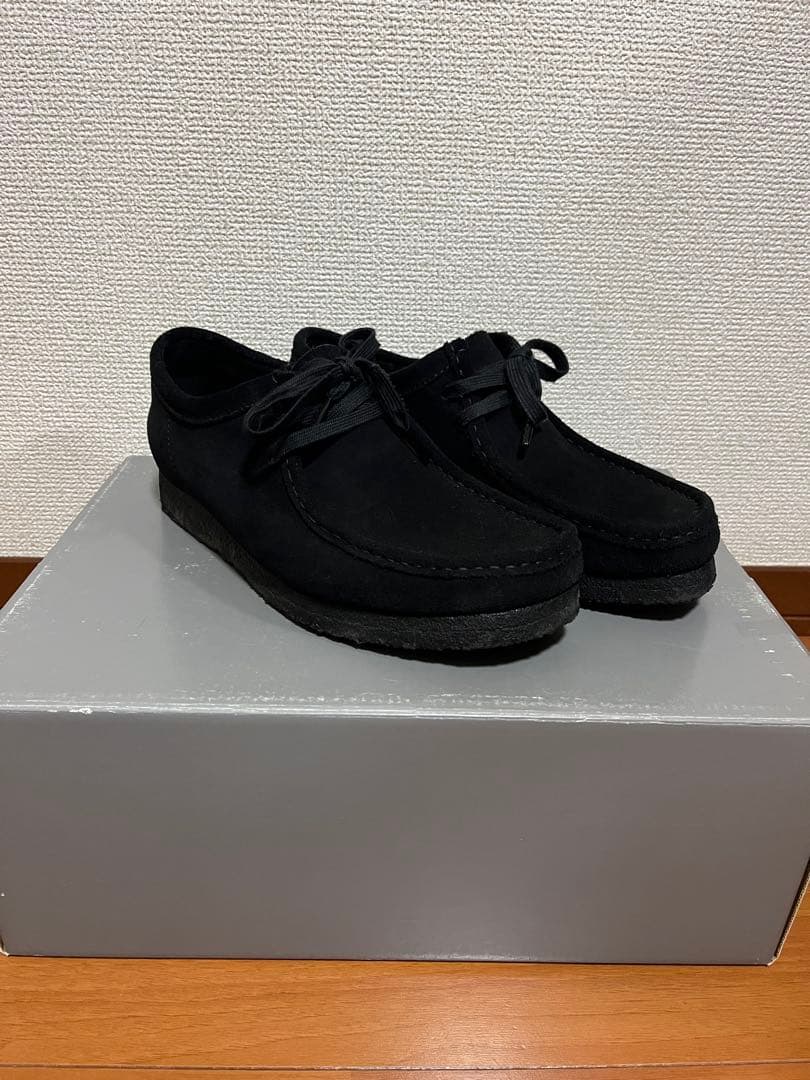 Clarks ブラック ワラビー　モカシン