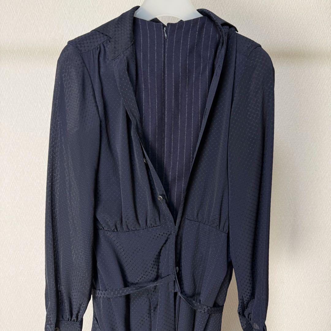 ジュンヤワタナベコムデギャルソン シャツドッキング プリーツロングワンピース