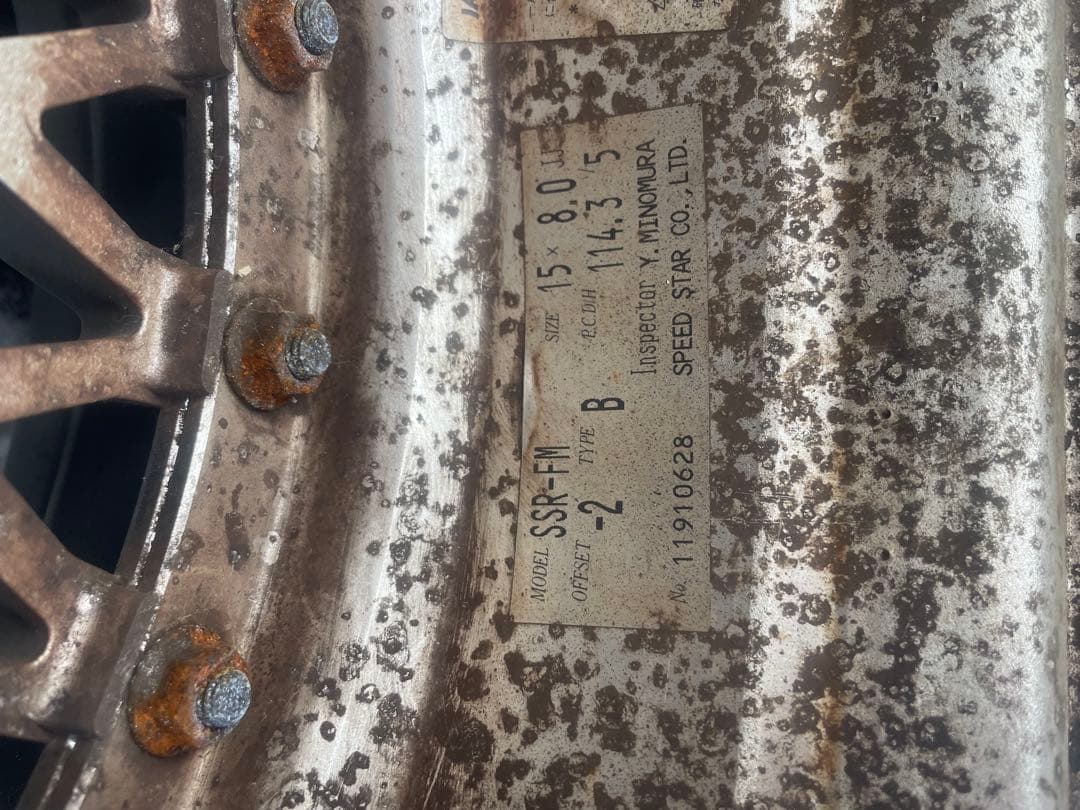 SSR フォーミュラーメッシュ 8J offset-2 PCD114.3 5穴