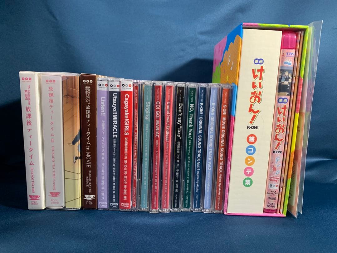 けいおん! CD15枚セット+劇場版BD まとめ売り