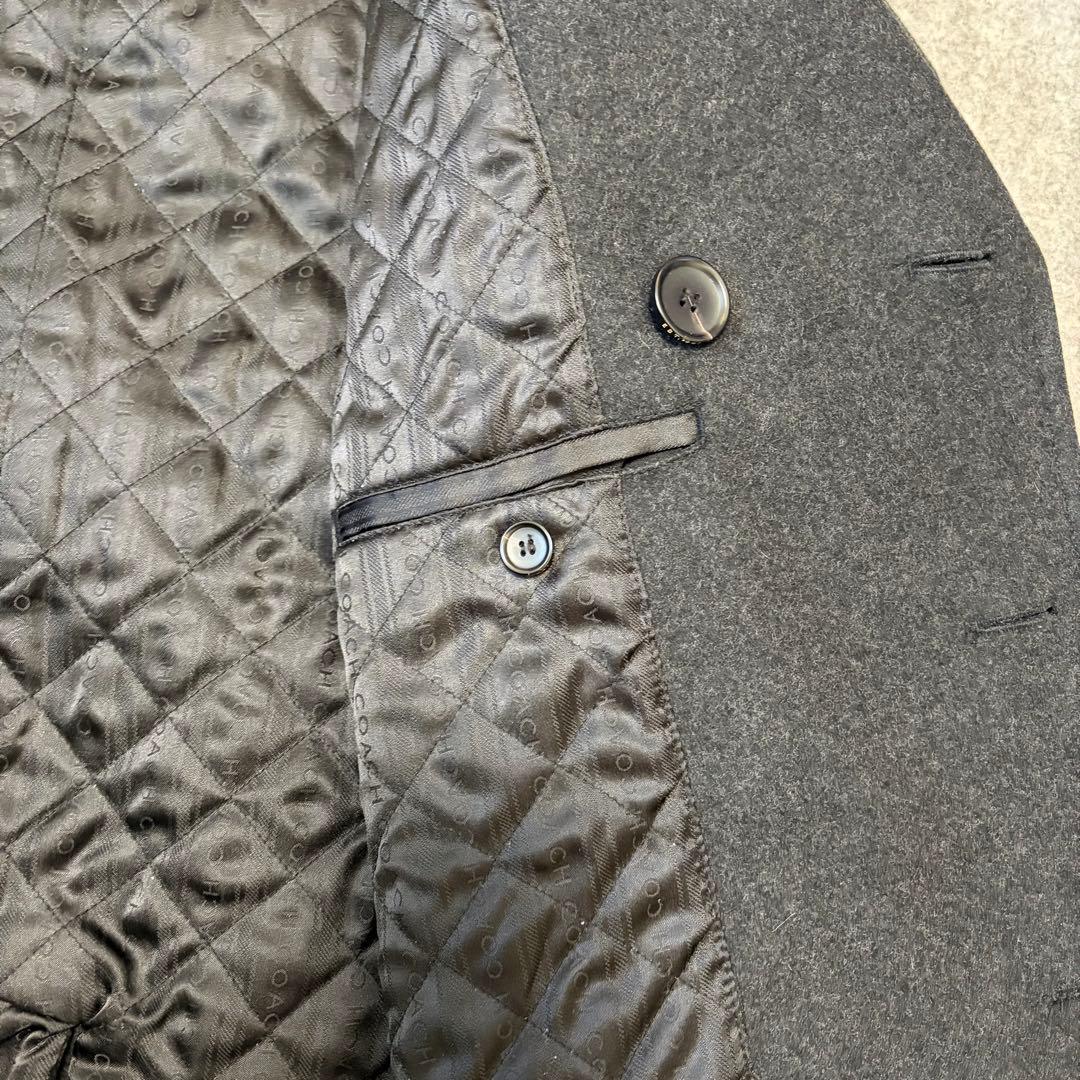 【美品】COACH ピーコート ナポレオン　ウール　お兄系　フォーマル　ギミック