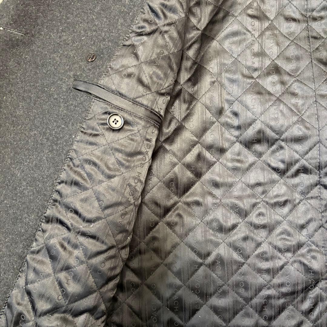 【美品】COACH ピーコート ナポレオン　ウール　お兄系　フォーマル　ギミック