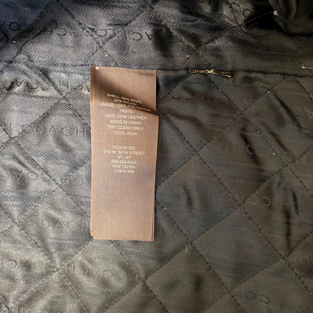 【美品】COACH ピーコート ナポレオン　ウール　お兄系　フォーマル　ギミック