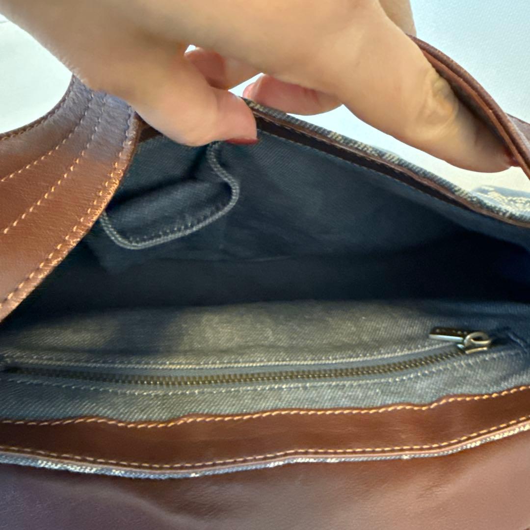 セリーヌ　デニムパリマカダムワンショルダーバッグ