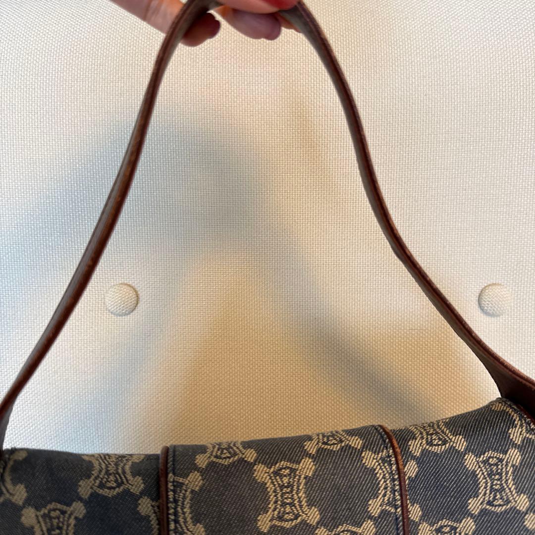 セリーヌ　デニムパリマカダムワンショルダーバッグ