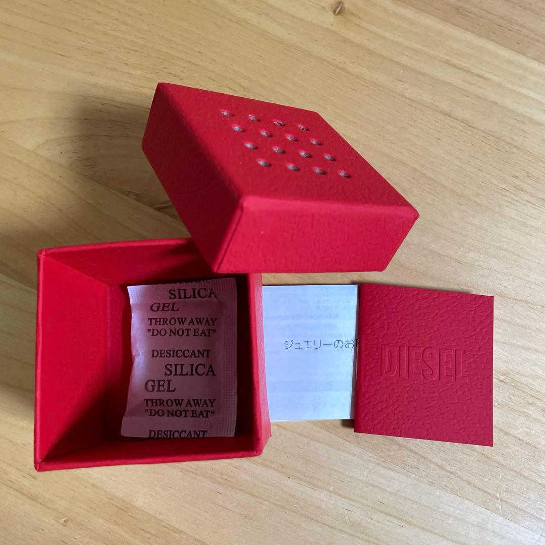 [希少] diesel シルバー フープピアス(片耳用) 正規品 新品未使用