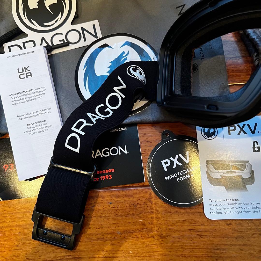 ドラゴン DRAGON PXV ゴーグル定価3.3万レンズ新品未使用付属品付
