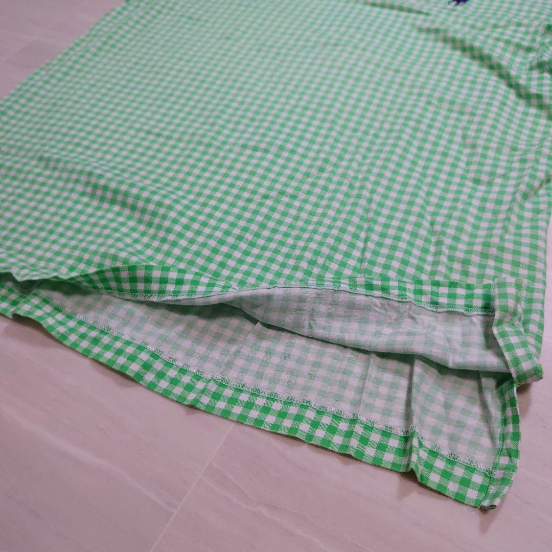 ポロゴルフラルフローレン ポニー刺繍 てんとう虫 ギンガムチェック ピマコットン