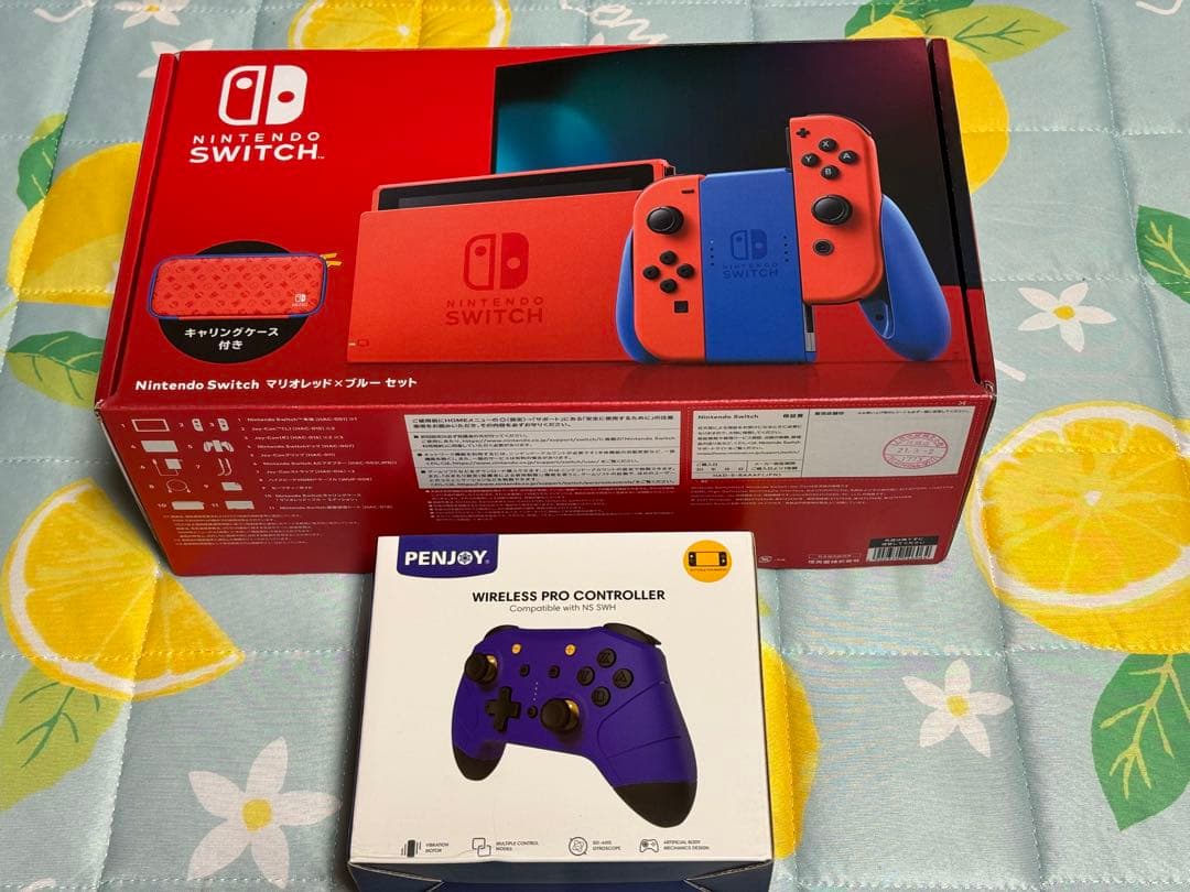 Nintendo Switch マリオレッド×ブルー セット 別売コントローラー