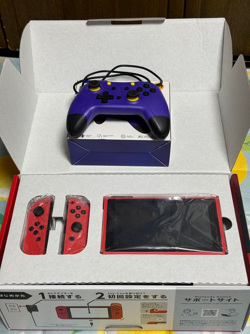 Nintendo Switch マリオレッド×ブルー セット 別売コントローラー