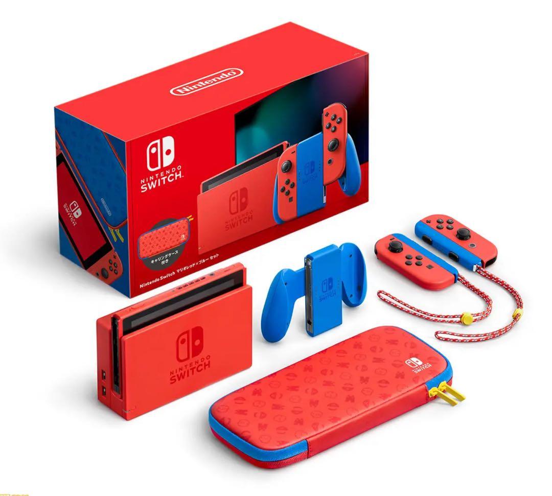 Nintendo Switch マリオレッド×ブルー セット 別売コントローラー