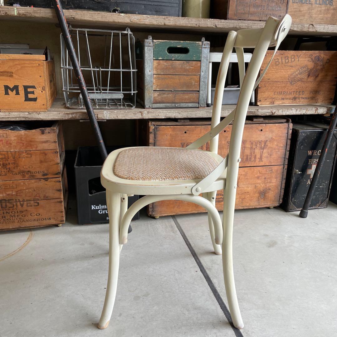 クラッシュゲート クロスバック チェア 曲木チェア オーク シャビー 関家具