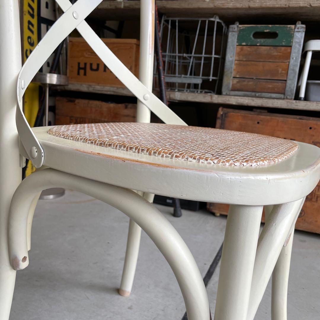 クラッシュゲート クロスバック チェア 曲木チェア オーク シャビー 関家具