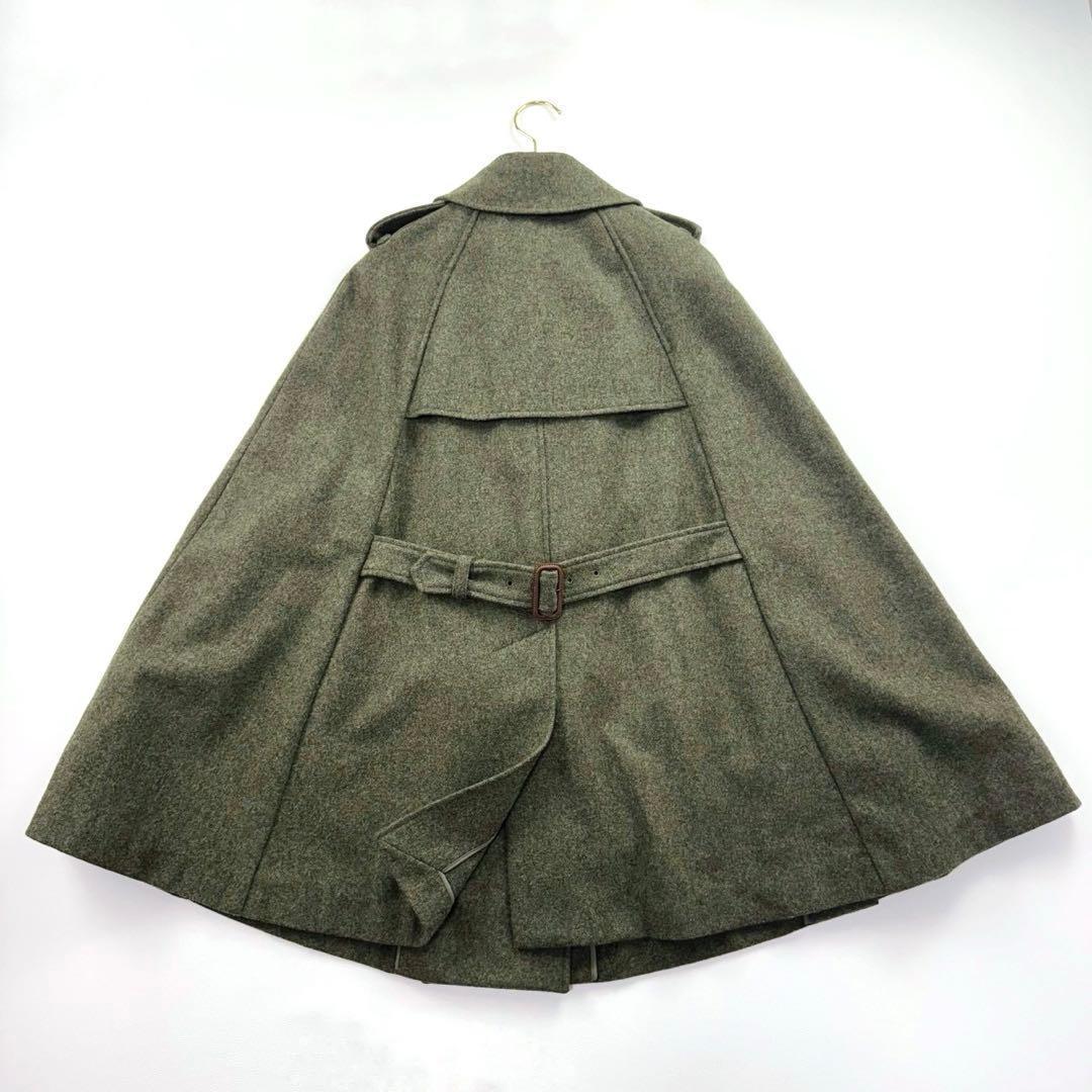 美品✨トラディショナルウェザーウエア ポンチョ ケープコート ウール 英国調