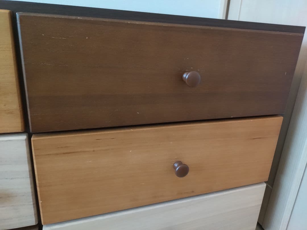 ニトリ　引き出し収納チェスト（ダークブラウン）