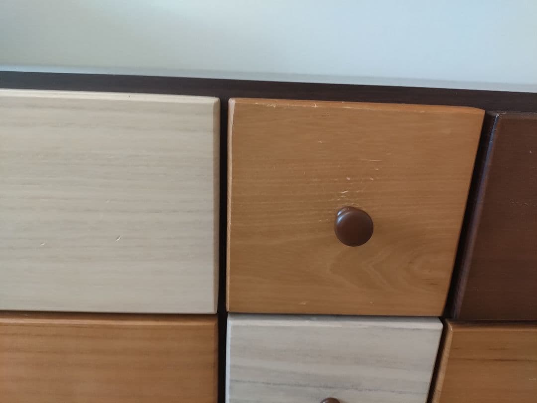 ニトリ　引き出し収納チェスト（ダークブラウン）