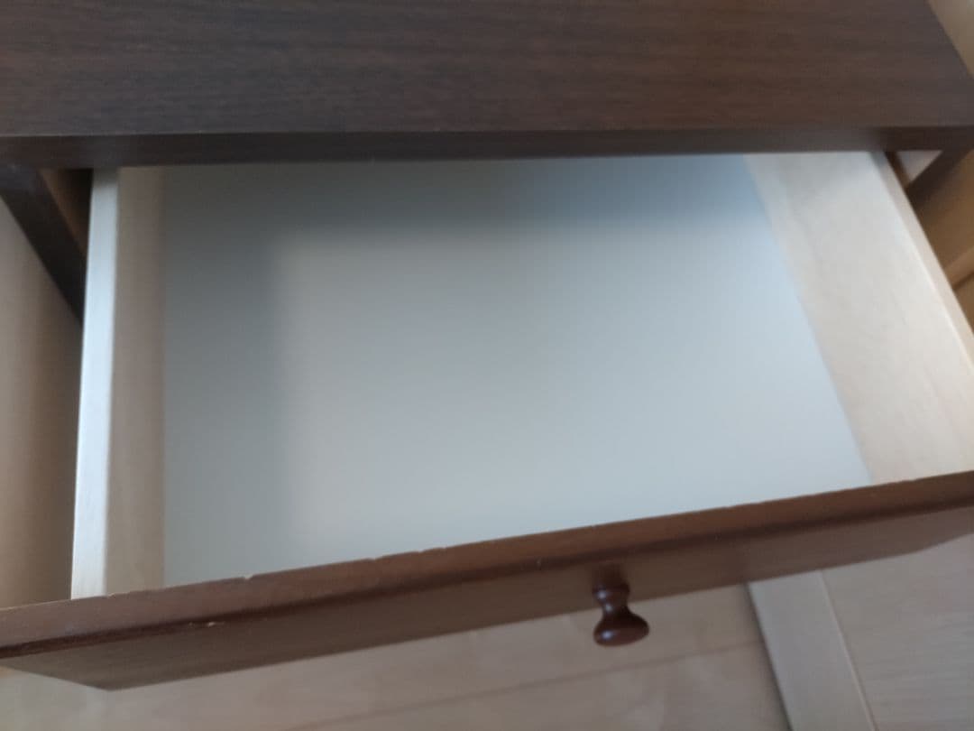 ニトリ　引き出し収納チェスト（ダークブラウン）