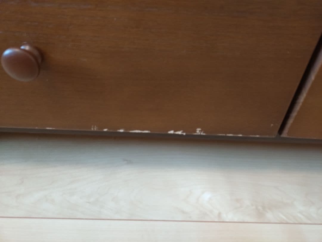 ニトリ　引き出し収納チェスト（ダークブラウン）