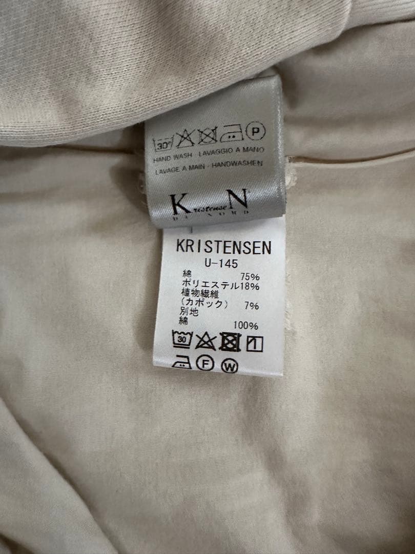 Kristensen du nordクリステンセンw zipパーカー サイズ2