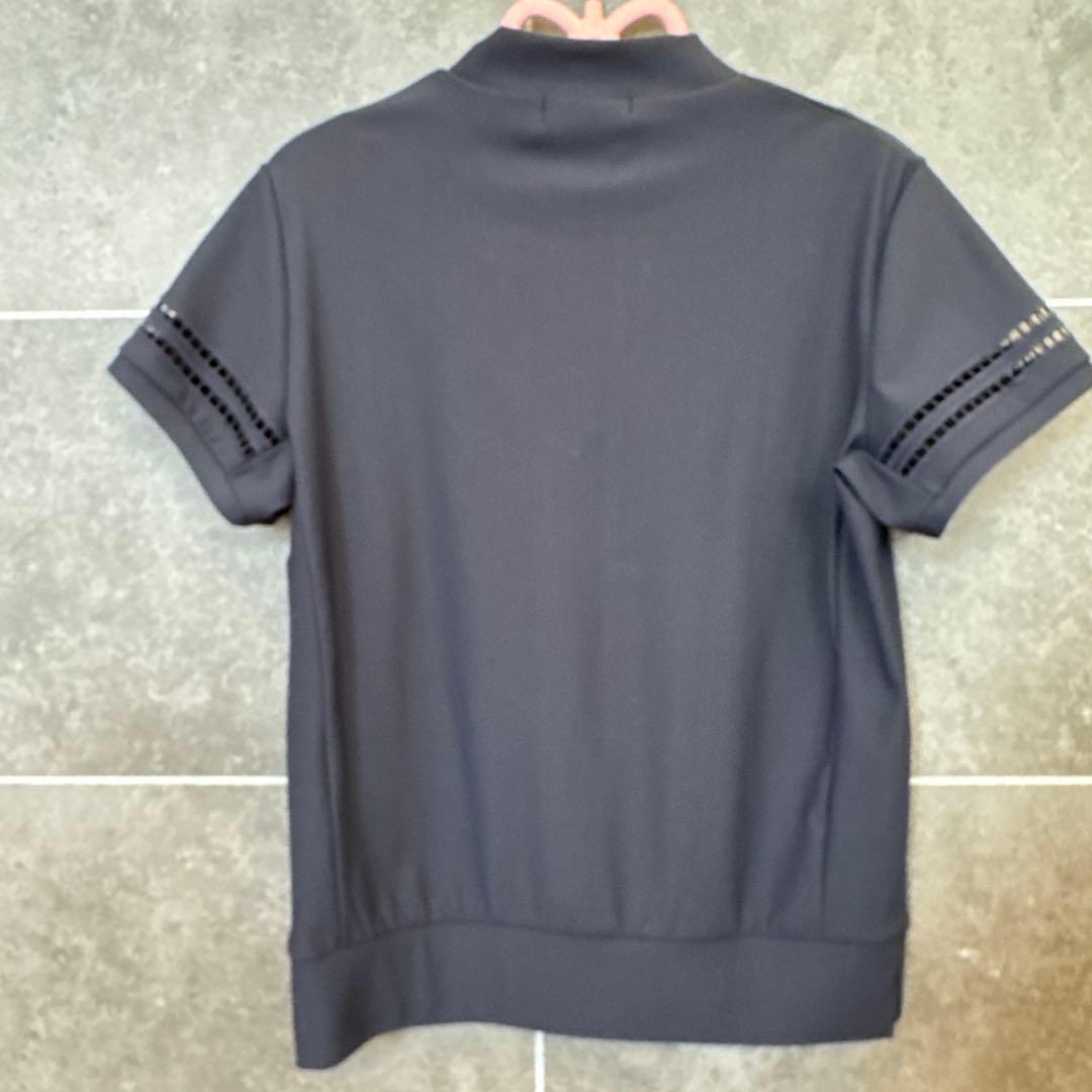 【超美品】 23区ゴルフ ロゴポロシャツ イエロースカート ゴルフウェア