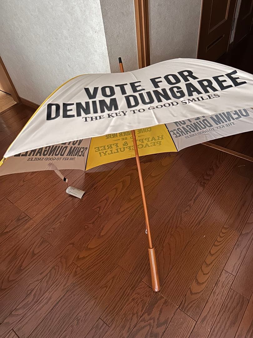 新品未使用タグ付　デニム＆ダンガリー　ノベルティ　パラソル傘アウトドア用