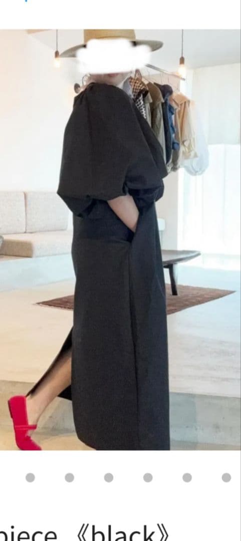 新品　itofukuoka　　 Lutin one-piece　ブラック